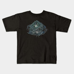 Sierpinski Cube Kids T-Shirt